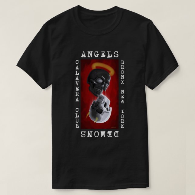 Camiseta Angels and Demons (Frente do Design)