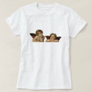 Camiseta Angels anjo Raffael - Madonna Sixtina Raphael -