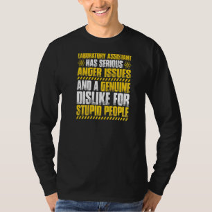 Camiseta Anger Issue Chemical Laboratory Assistant