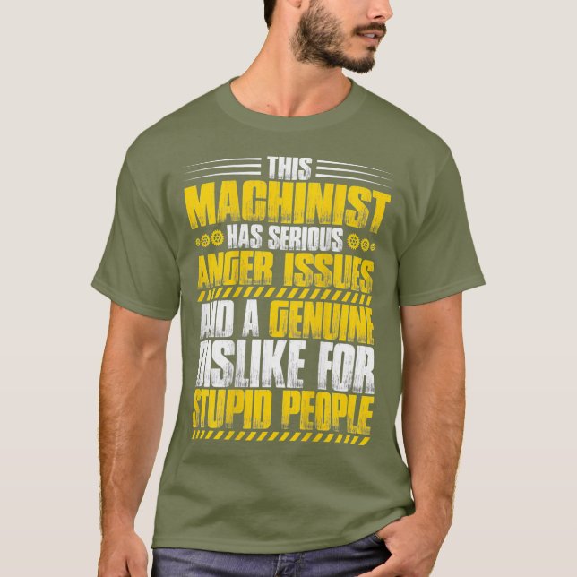 Camiseta Anger Issue Machinist (Frente)