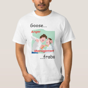 Camiseta anger-management15, raiva, gestão, ganso .....