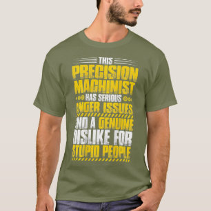 Camiseta Anger Problems Precision Machinist
