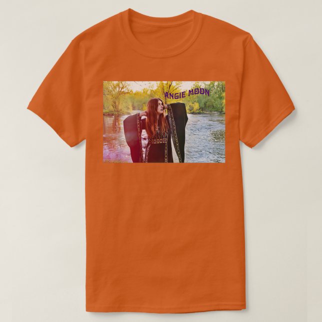 Camiseta Angie Moon Forest Hippie (Frente do Design)