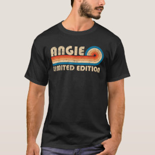 Camiseta ANGIE Nome Anos 80 90 Divertido Retro Vintage Aniv