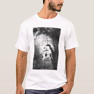 Camiseta Angkor Camboja, Escultura Apsara no Bayon