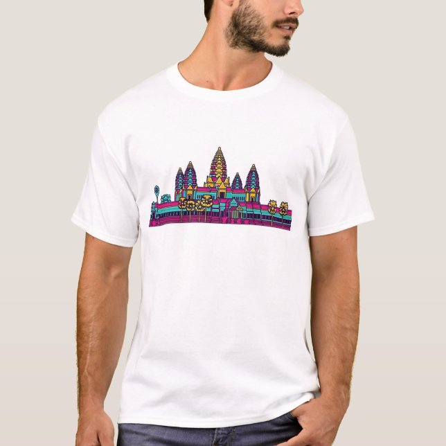 CAMISETA ANGKOR WAT, CAMBOJA (Frente)