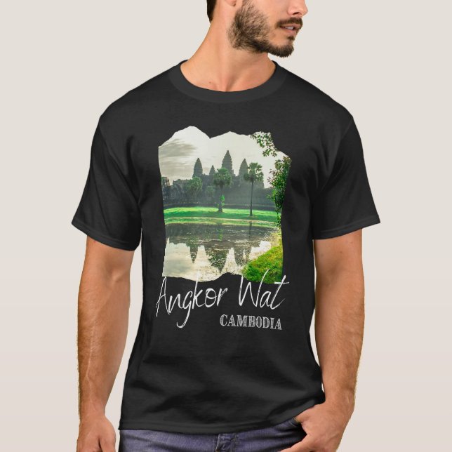 Camiseta Angkor Wat Khmer Historical Temple Cambodia (Frente)