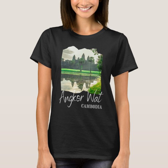 Camiseta Angkor Wat Khmer Historical Temple Cambodia (Frente)