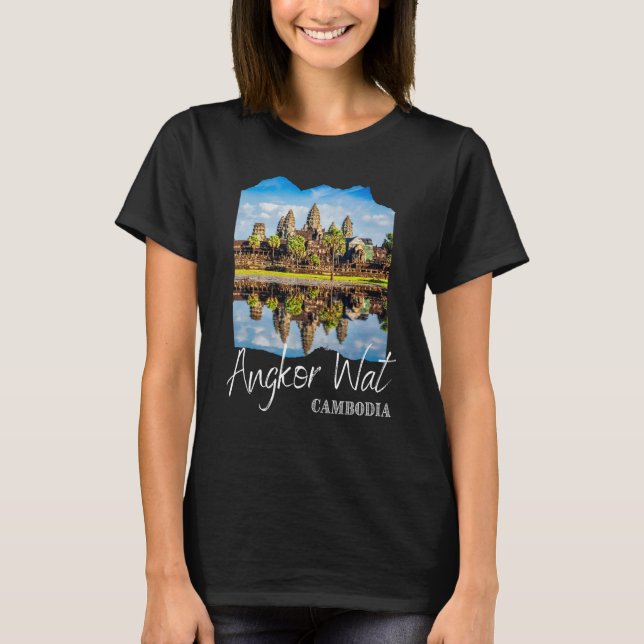 Camiseta Angkor Wat Khmer Historical Temple Cambodia 2 (Frente)
