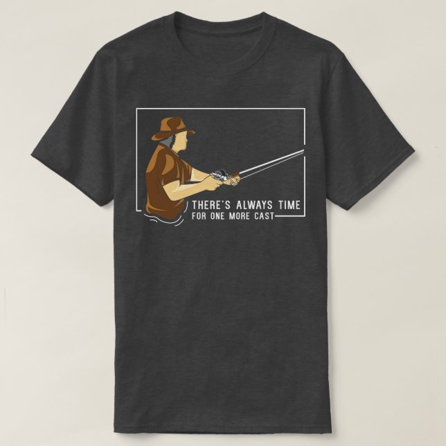Camiseta Anglas com barra de pesca 2 (Frente do Design)