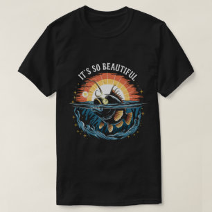 Camiseta Anglerfish Encontrou O Mar De Peixes-Anglas Leve