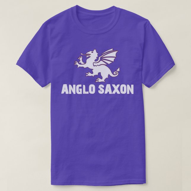 Camiseta Anglo saxon Black (Frente do Design)