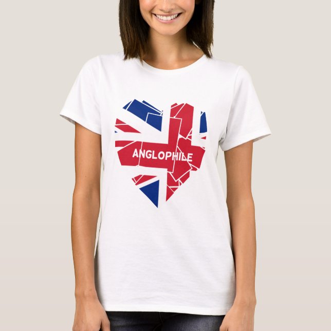 Camiseta Anglophile de Union Jack (Frente)