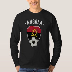 Camiseta Angola Futebol Angola Bandeira Orgulho Angolano R
