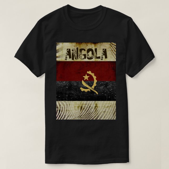 Camiseta Angola T-Shirt Souvenir (Frente do Design)