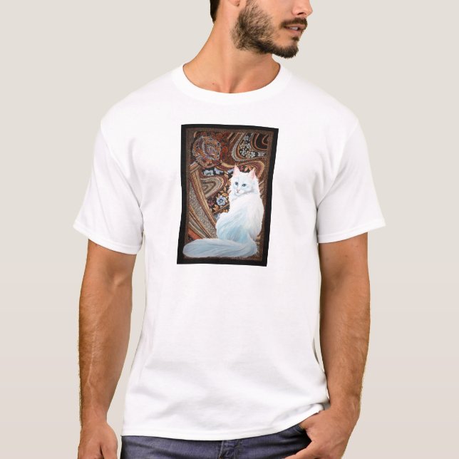 Camiseta Angora turco branco (Frente)