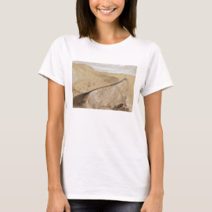 Camiseta Angra de Lulworth (w/c, gouache e grafite no bege