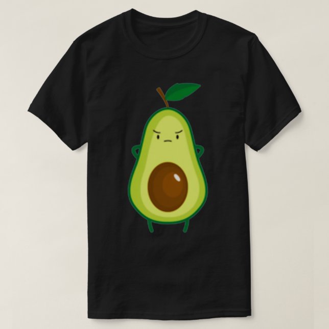 Camiseta Angry Avocado (Frente do Design)
