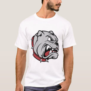 Camiseta "Angry Bulldog Mascot T- Homens do Cão Esportivo