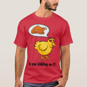 Camiseta Angry Cartoon Engraçado Pintinho Amigos