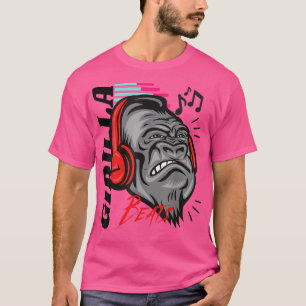 Camiseta Angry Girilla Music Aproveite O Macaco Gráfico