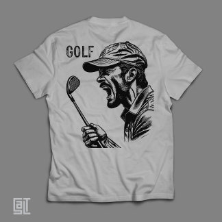 Camiseta Angry Golfer Screaming Funny Frustrated Golf