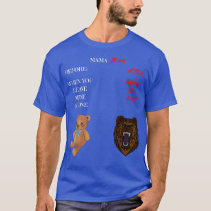 Camiseta Angry Mama Bear Loving Mother Before Protective Af