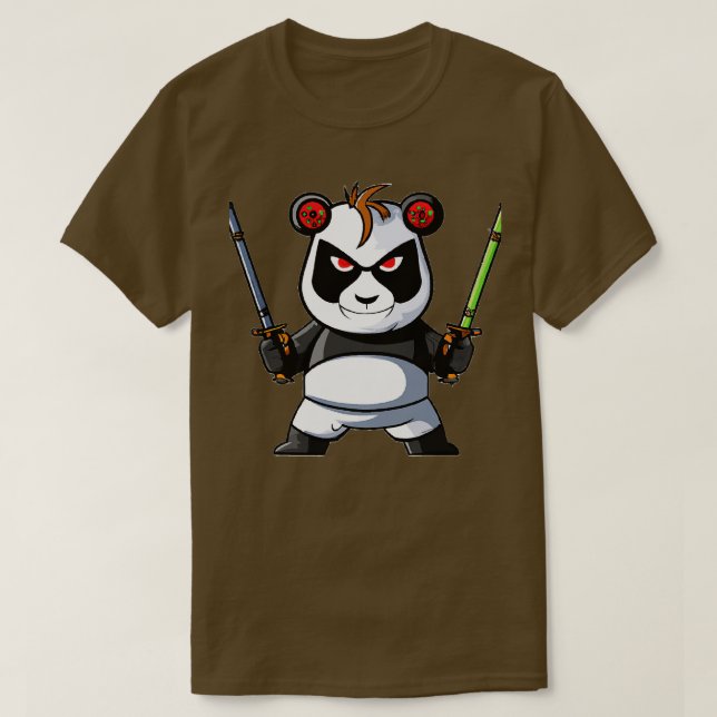 Camiseta Angry Panda (Frente do Design)