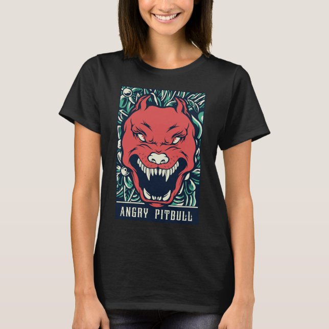 Camiseta Angry Pitbull (Frente)