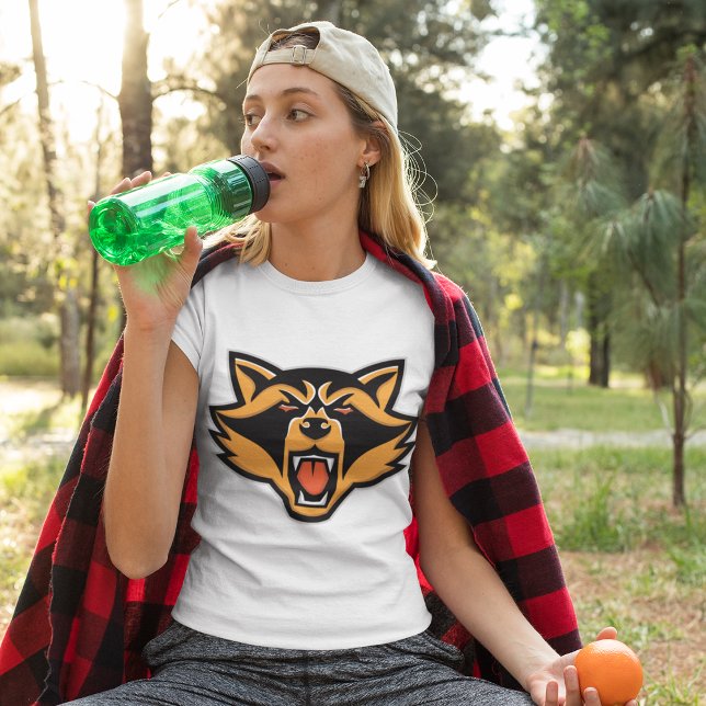 Camiseta Angry Raccoon Face T-Shirt (Criador carregado)