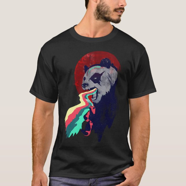 Camiseta Angry Rainbow Panda (Frente)