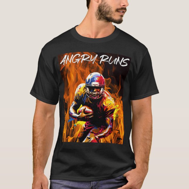 Camiseta Angry Runs - Futebol americano (Frente)