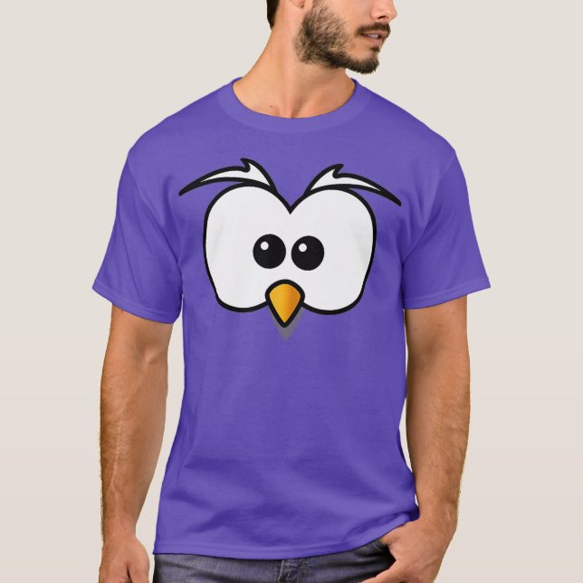 Camiseta Angry Sneaky Bird Eyes Premium (Frente)