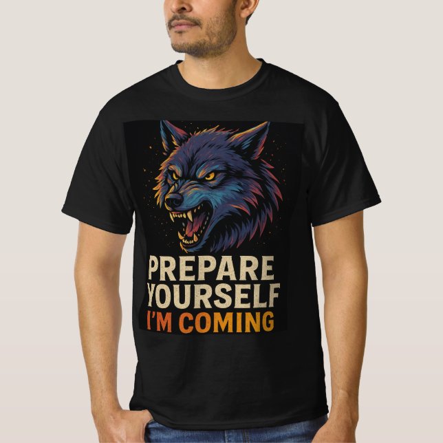 Camiseta Angry Wolf (Frente)