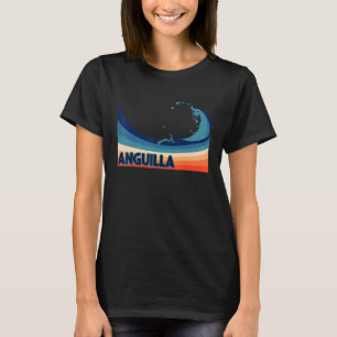 Camiseta Anguila Caribe Retro Surf Navegação e Pesca V