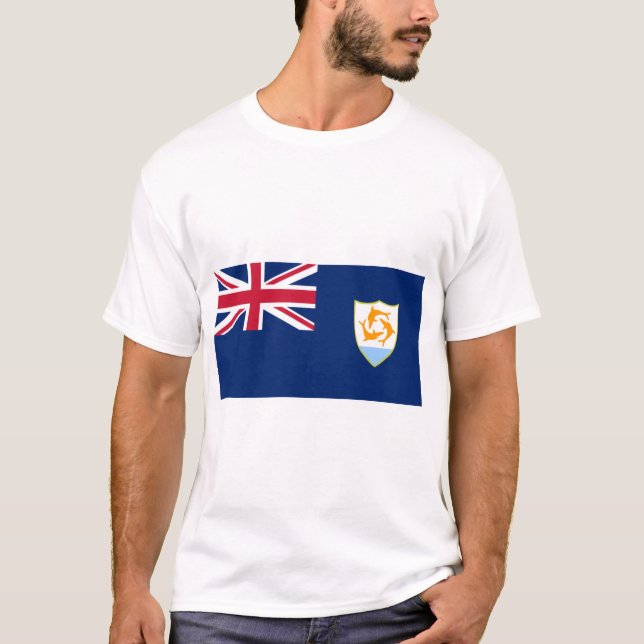 Camiseta Anguilla Flag (Frente)