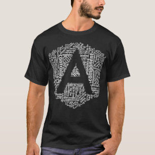 Camiseta AngularJS - Edição Wordcloud