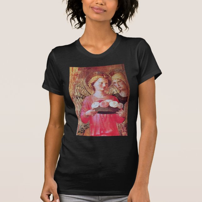 CAMISETA ÂNGULO COM ROSAS (Frente)