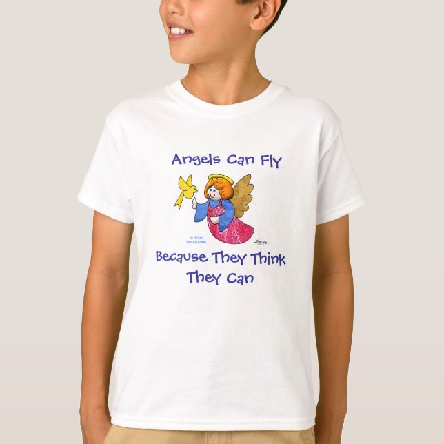 Camiseta Ângulos podem voar (Frente)