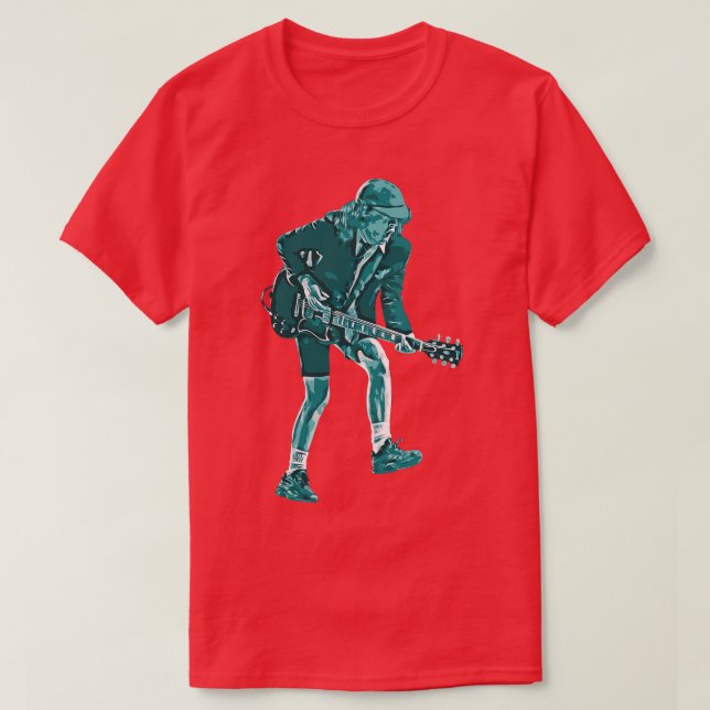 CAMISETA ANGUS YOUNG WALK (Frente do Design)
