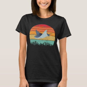 Camiseta Anim De Peixes De Raiva De Água fresca Ultramarina