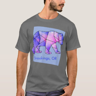 Camiseta Anim Geométrico de Abstrato do Urso Galáxico