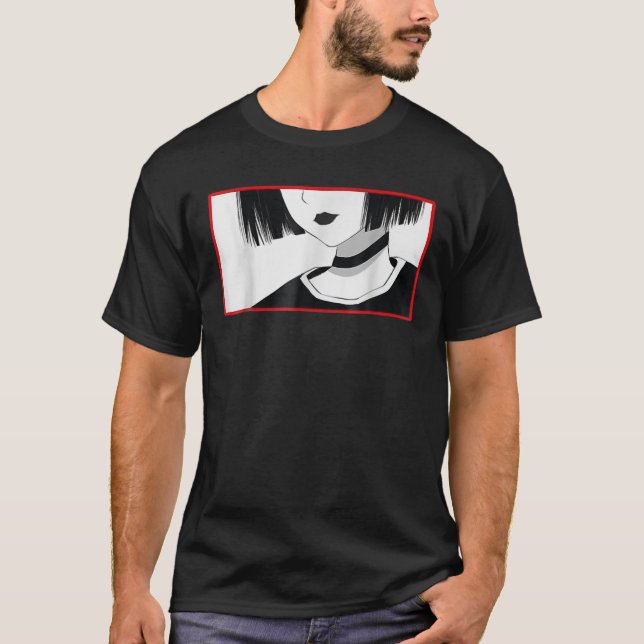 Camiseta Anima Gótico estética - Estética do Grunge macio (Frente)