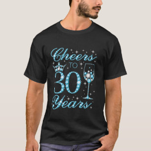Camiseta Anima-se a 30 anos de aniversário de 30 anos mulhe