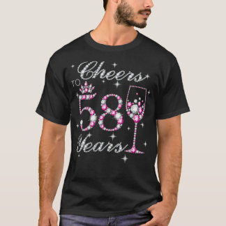 Camiseta Anima-se a 58 anos 58º Aniversário, Nascer em 1