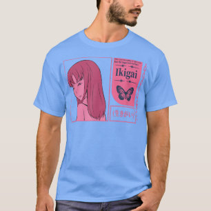 Camiseta Animação da Garota LoFi Japonesa Aestheti