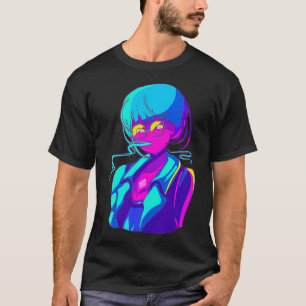 Camiseta Animação de Animação de Manga Japonesa Retro