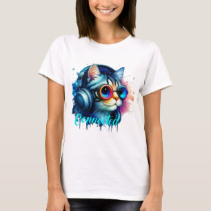 Camiseta animação de animação legal engraçada e engraçada d