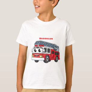 Camiseta Animação de bombeiros felizes