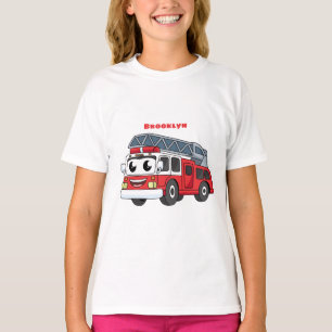 Camiseta Animação de bombeiros felizes